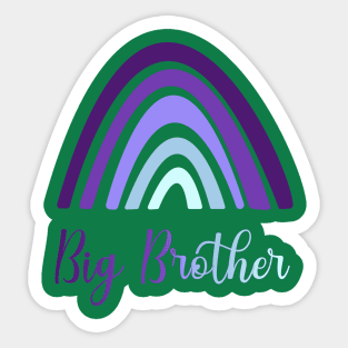 big brother (purples) Sticker